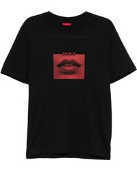 HUGO - Camiseta con motivo gráfico - Lyst