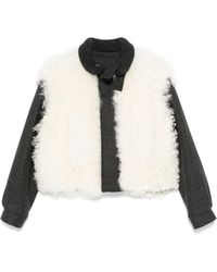 Plan C - Chaqueta con cremallera - Lyst