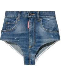 DSquared² - X Better Denim Shorts Met Zak - Lyst