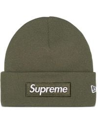 Supreme New Era Script Beanie in Natur für Herren | Lyst DE
