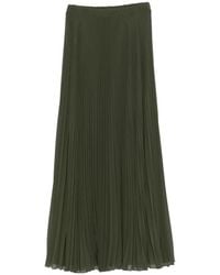 Patrizia Pepe - Pleated Maxi Skirt - Lyst