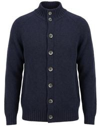 Altea - Button-Up High-Neck Cardigan - Lyst