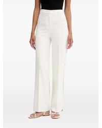 Morgan - High-Waisted Pressed-Crease Trousers - Lyst