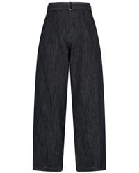 CROQUIS - Pantalones Anchos Con Cinturón - Lyst