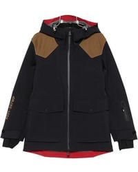 Moncler - Contrast-Panel Hooded Jacket - Lyst