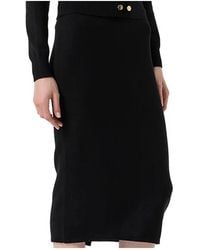 Fracomina - Jupe Mi-Longue Boutonnée - Lyst