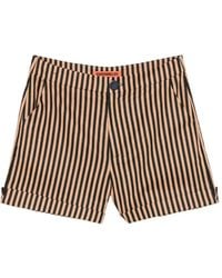 Simon Miller - Como Striped-Pattern Shorts - Lyst