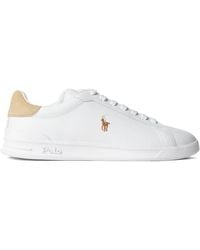 Polo Ralph Lauren - ローカット レザースニーカー - Lyst