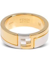 Fendi - Ff Cube Ring - Lyst