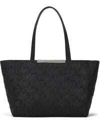 Karl Lagerfeld - Logo-Embossed Tote Bag - Lyst