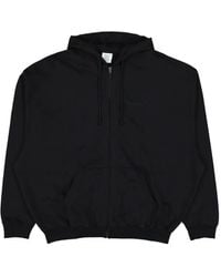 Vetements - Hoodie Met Logo En Rits - Lyst