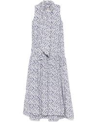 Plan C - Poplin Maxi Dress - Lyst
