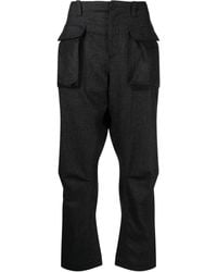 The Power for the People - Flap-Pocket Straight-Leg Trousers - Lyst