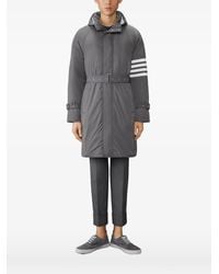 Thom Browne - Parka Con Dettaglio A Righe - Lyst