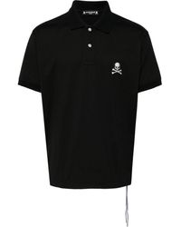 Mastermind Japan - Logo-appliqué Cotton Polo Shirt - Lyst