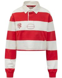 Woc - Striped Polo - Lyst