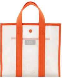 A.P.C. - Co9 Mesh Tote Small Carryall - Lyst