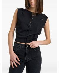 IRO - Felicine Lace-up Top - Lyst