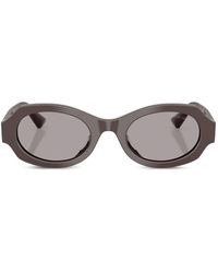 Giorgio Armani - Oval-Frame Sunglasses - Lyst