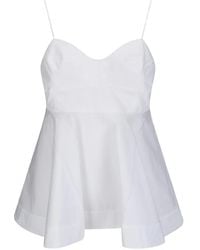 Rohe - Bustier Peplum Top - Lyst