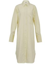 TOTEME - Long-Sleeve Button-Down Shirt Dress - Lyst