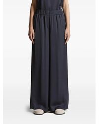 Peserico - Elastic-Waist Wide-Leg Trousers - Lyst