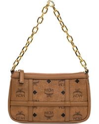 MCM - Aren Monogram-Pattern Chain Shoulder Bag - Lyst