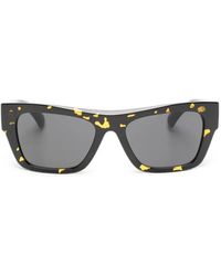Burberry - Tortoiseshell-Effect Square-Frame Sunglasses - Lyst