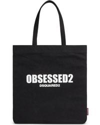 DSquared² - Tote Bag Aus Canvas - Lyst