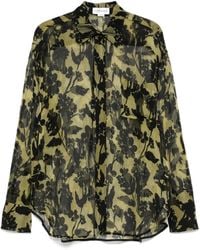 Victoria Beckham - Silk Georgette Shirt - Lyst