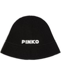 Pinko - Logo-Appliqué Bucket Hat - Lyst