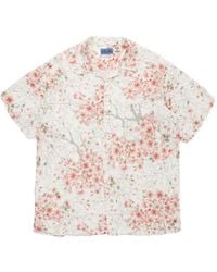 Blue Blue Japan - Sakura-Kaza Floral-Print Shirt - Lyst