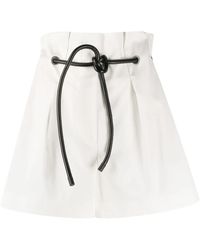 3.1 Phillip Lim - ホワイト Origami ショートパンツ - Lyst