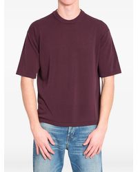 Roberto Collina - Ribbed Crewneck T-Shirt - Lyst