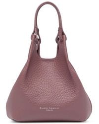 Gianni Chiarini - Small Dua Grained-Leather Shoulder Bag - Lyst