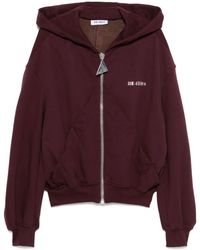 The Attico - Sudadera con capucha y cremallera - Lyst
