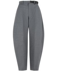 Sacai - Wool Trousers - Lyst