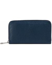 Doucal's - Tumbled Leather Continental Wallet - Lyst
