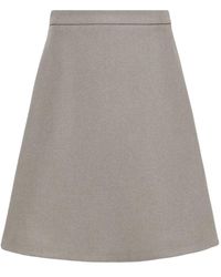 Ami Paris - Knitted Midi Skirt - Lyst