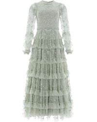 Needle & Thread - Blossom ラッフル マキシドレス - Lyst