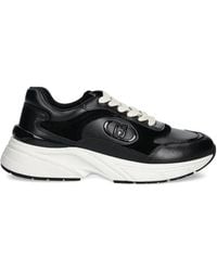 Liu Jo - Logo-Patch Panelled Sneakers - Lyst