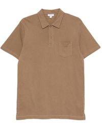 Sunspel - Poloshirt Mit Aufgesetzter Tasche - Lyst
