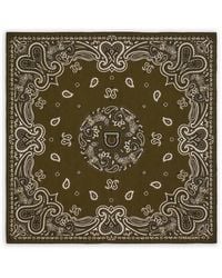Ferragamo - Paisley Tiger-Print Scarf - Lyst