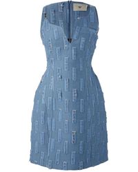 MISCI - Belize Jurk Met Jacquard - Lyst