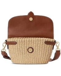 Ralph Lauren - Lynden Buckle Textured Tote Bag - Lyst