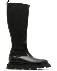 Atp Atelier - Cometti Knee-high Leather Boots - Lyst