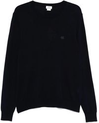 Etro - Pullover Mit Logo-Stickerei - Lyst