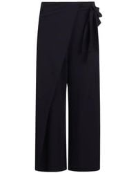 Jovonna London - Zozo Wrap-Style Palazzo Pants - Lyst