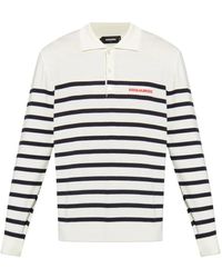 DSquared² - ストライプ ポロネックセーター - Lyst