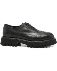 ADRIANNA FERETTI - Brogue Tread-Sole Oxford Shoes - Lyst